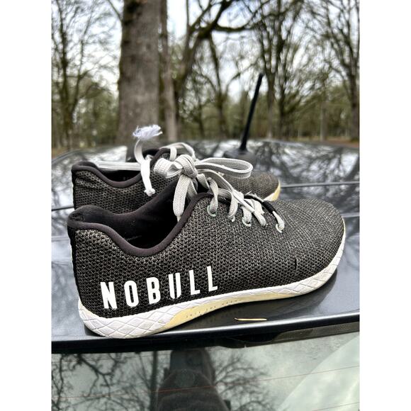 NoBull Superfabric Trainer Womens Size 8.5 Black White - Picture 1 of 10